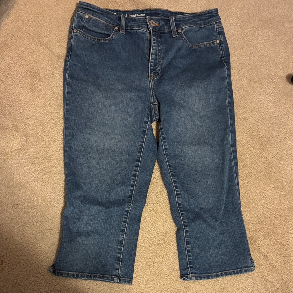 Talbots Blue Pedal Pusher Capris